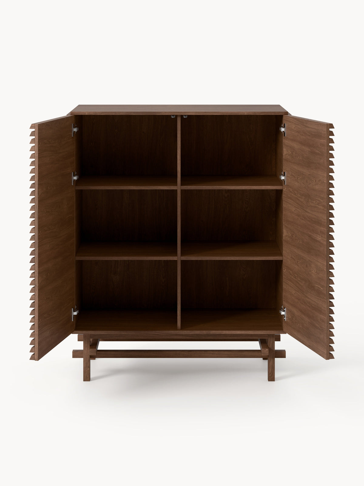 Pierce Oak Wood Highboard