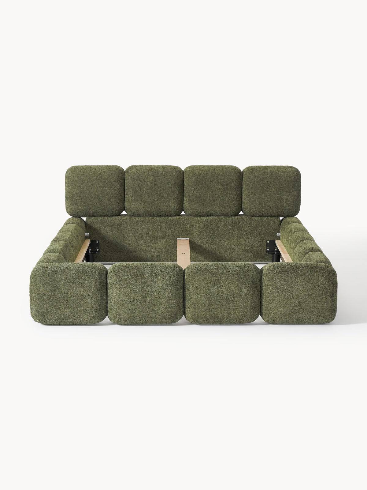 Tayla Upholstered Teddy Bouclé Bed