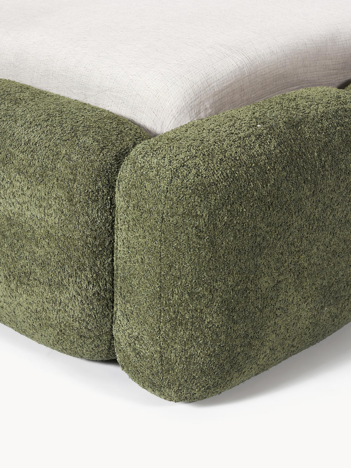 Tayla Upholstered Teddy Bouclé Bed