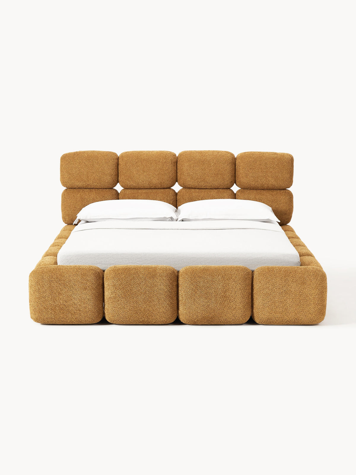 Tayla Upholstered Teddy Bouclé Bed