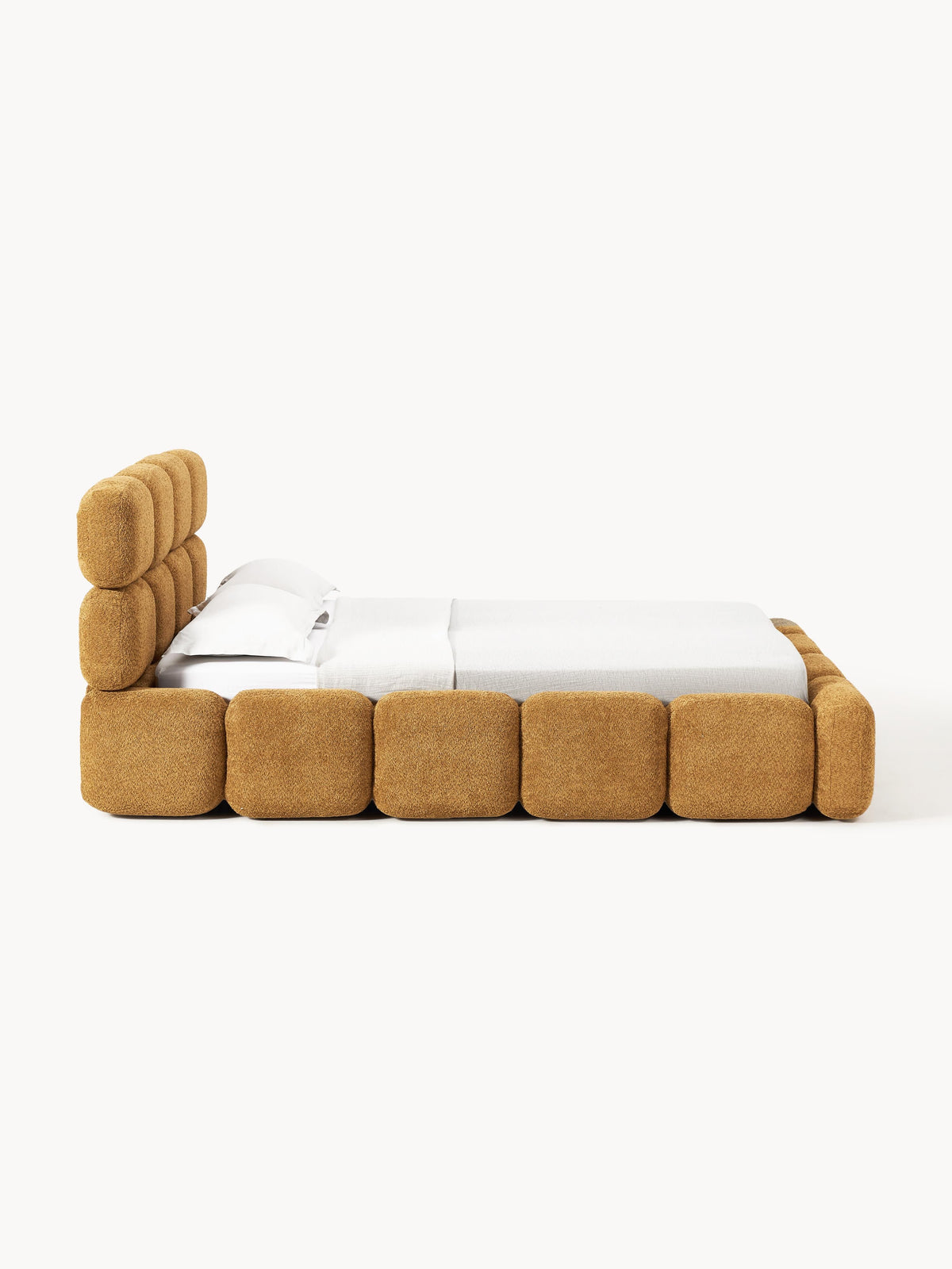 Tayla Upholstered Teddy Bouclé Bed