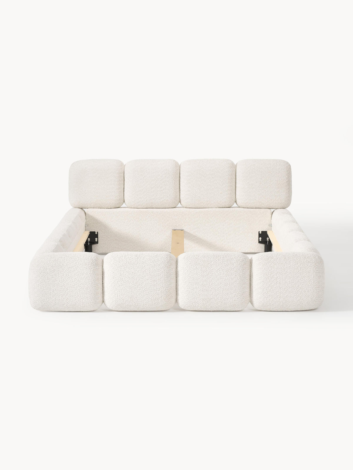 Tayla Upholstered Teddy Bouclé Bed