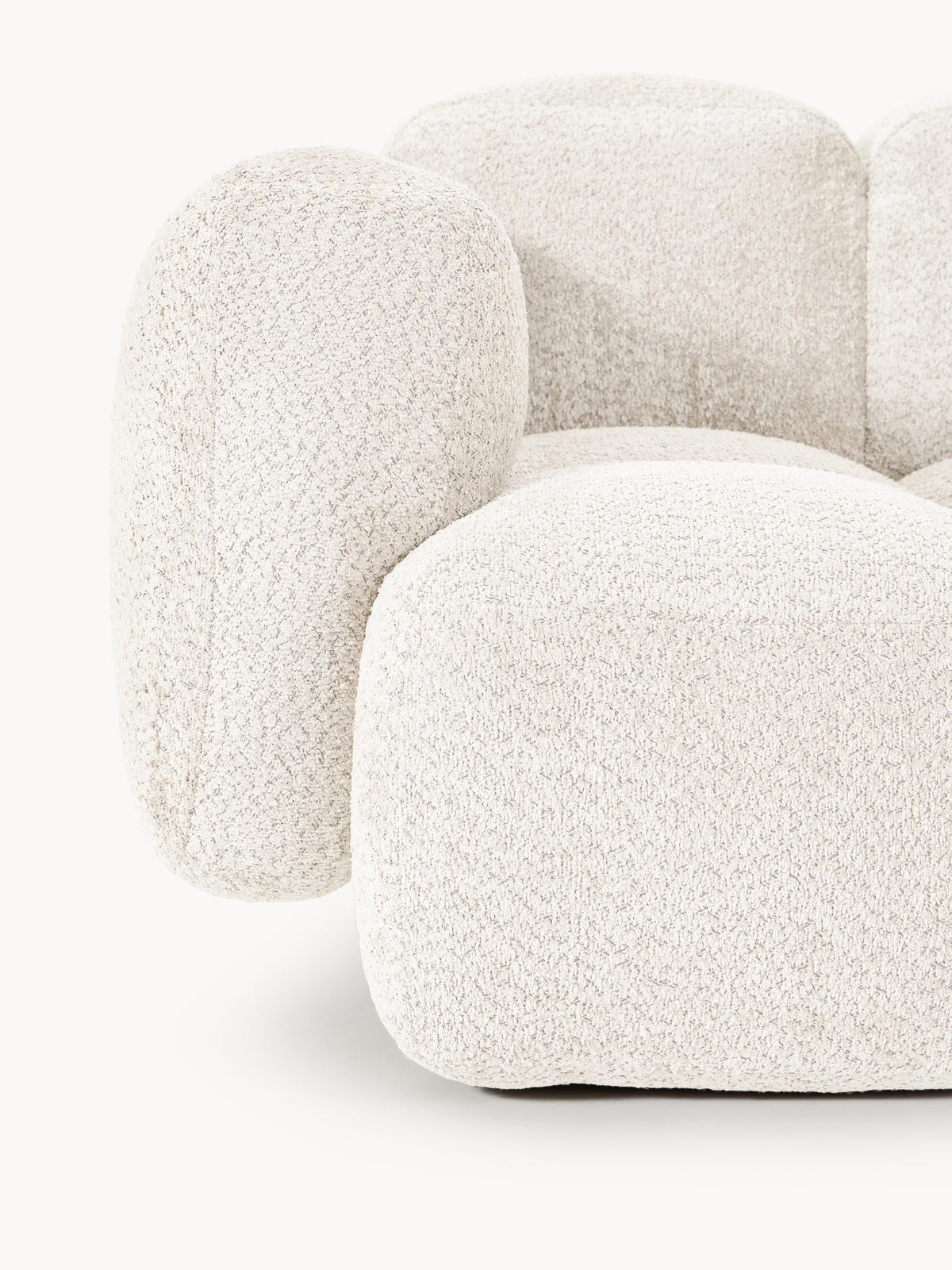 Tayla Modular Teddy-Bouclé Sofa (4-seater)