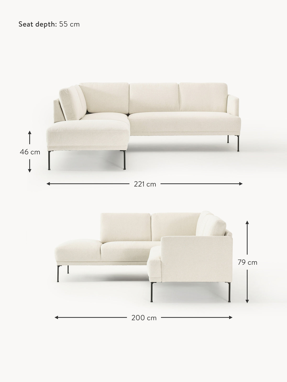 Fluente Corner Sofa