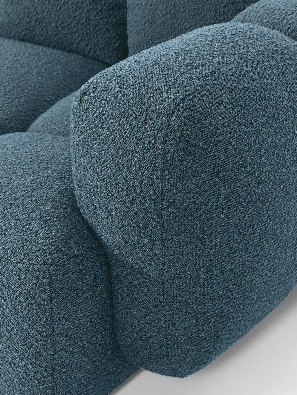 Tayla Bouclé Modular Sofa (2-seater) with Ottoman (left/right)
