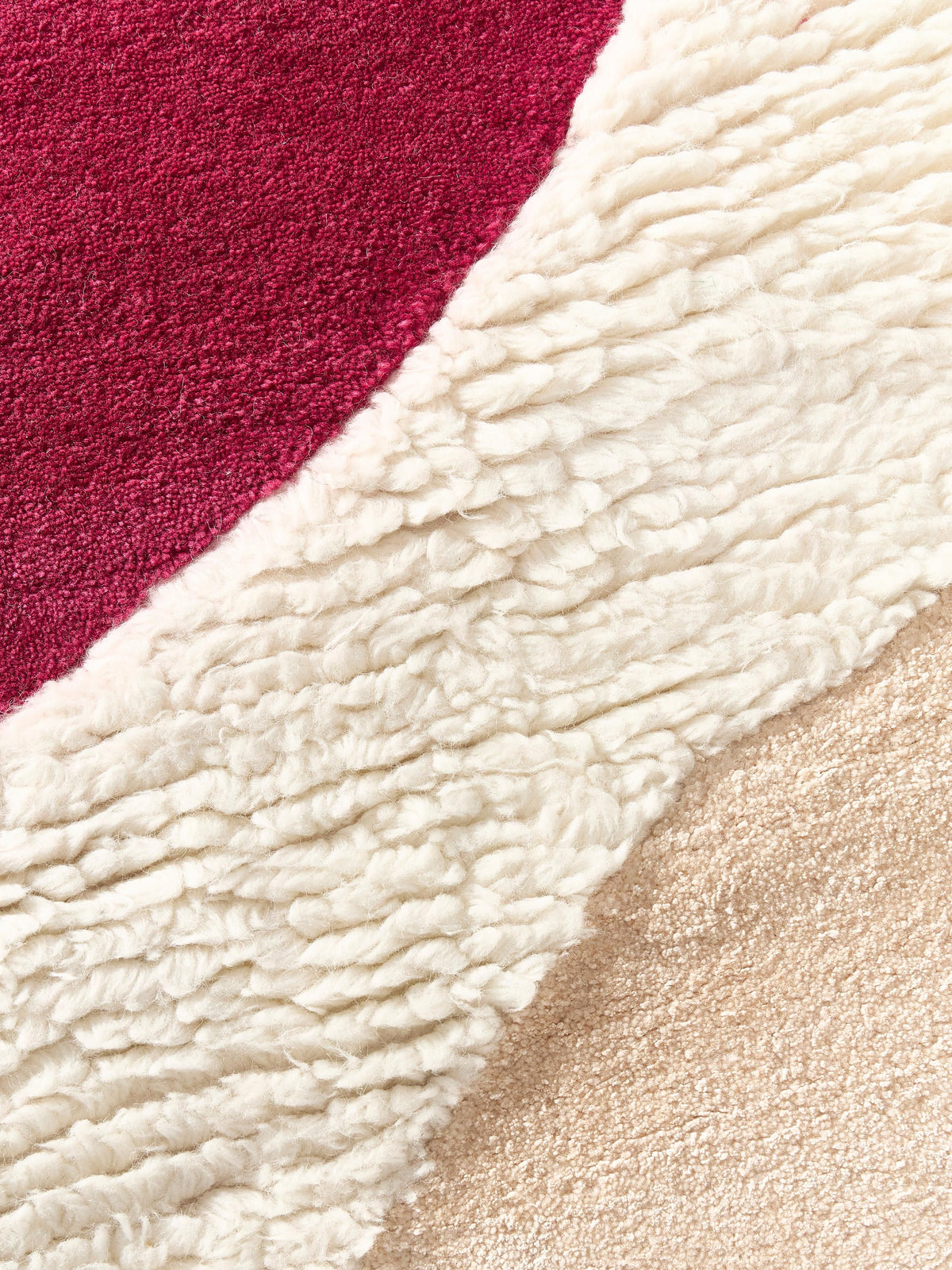 Silas High-Low Wool Rug, Hand-Tufted