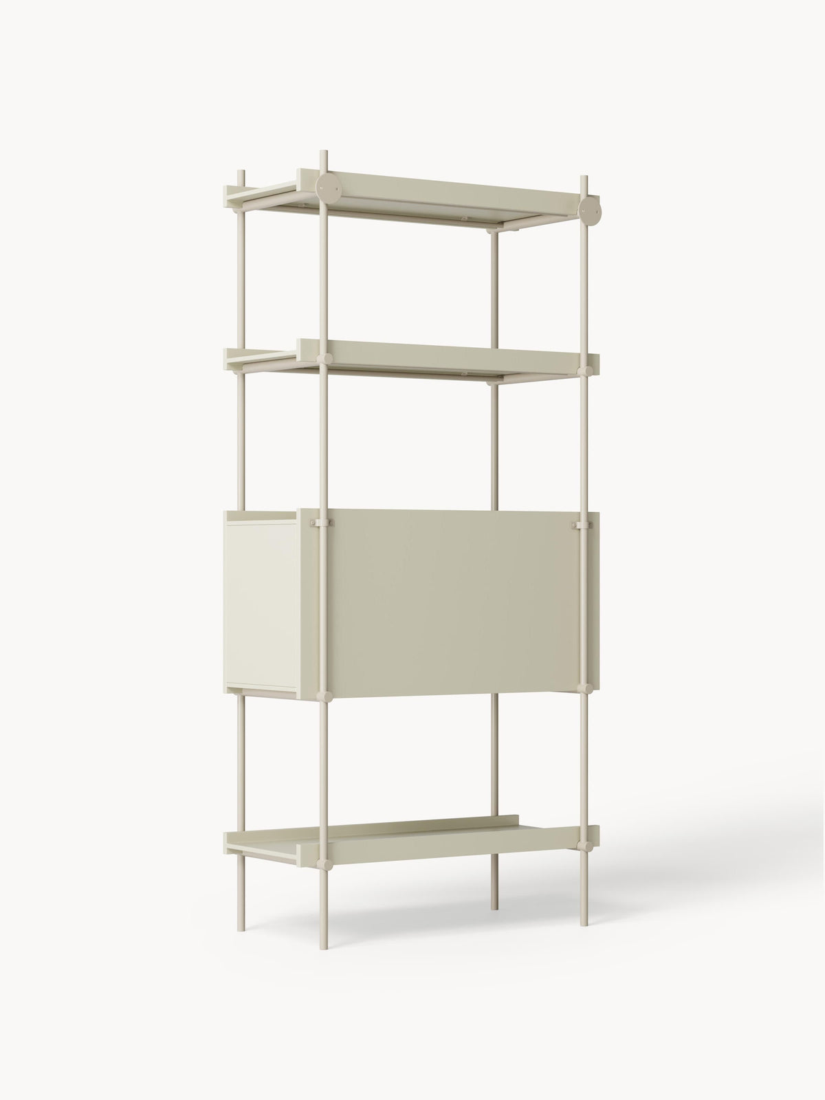 Rio Tall Shelving Unit with Drawers