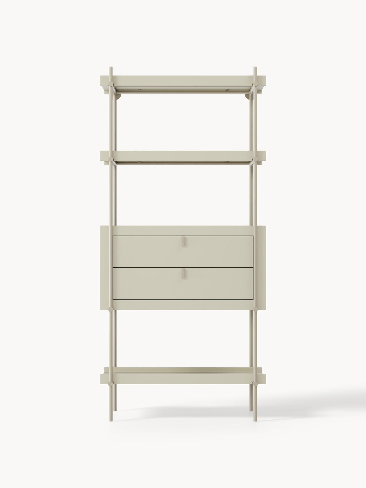 Rio Tall Shelving Unit with Drawers