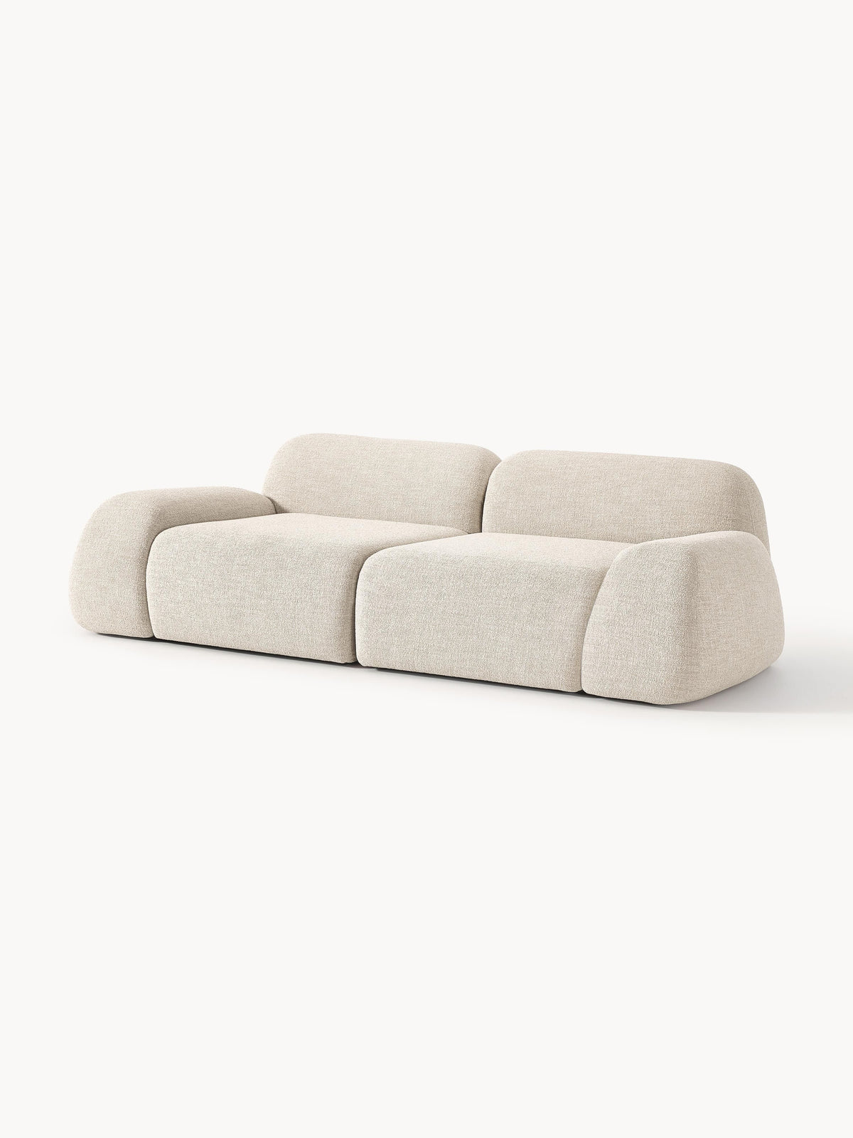 Wolke Modular Bouclé Sofa (3-seater)