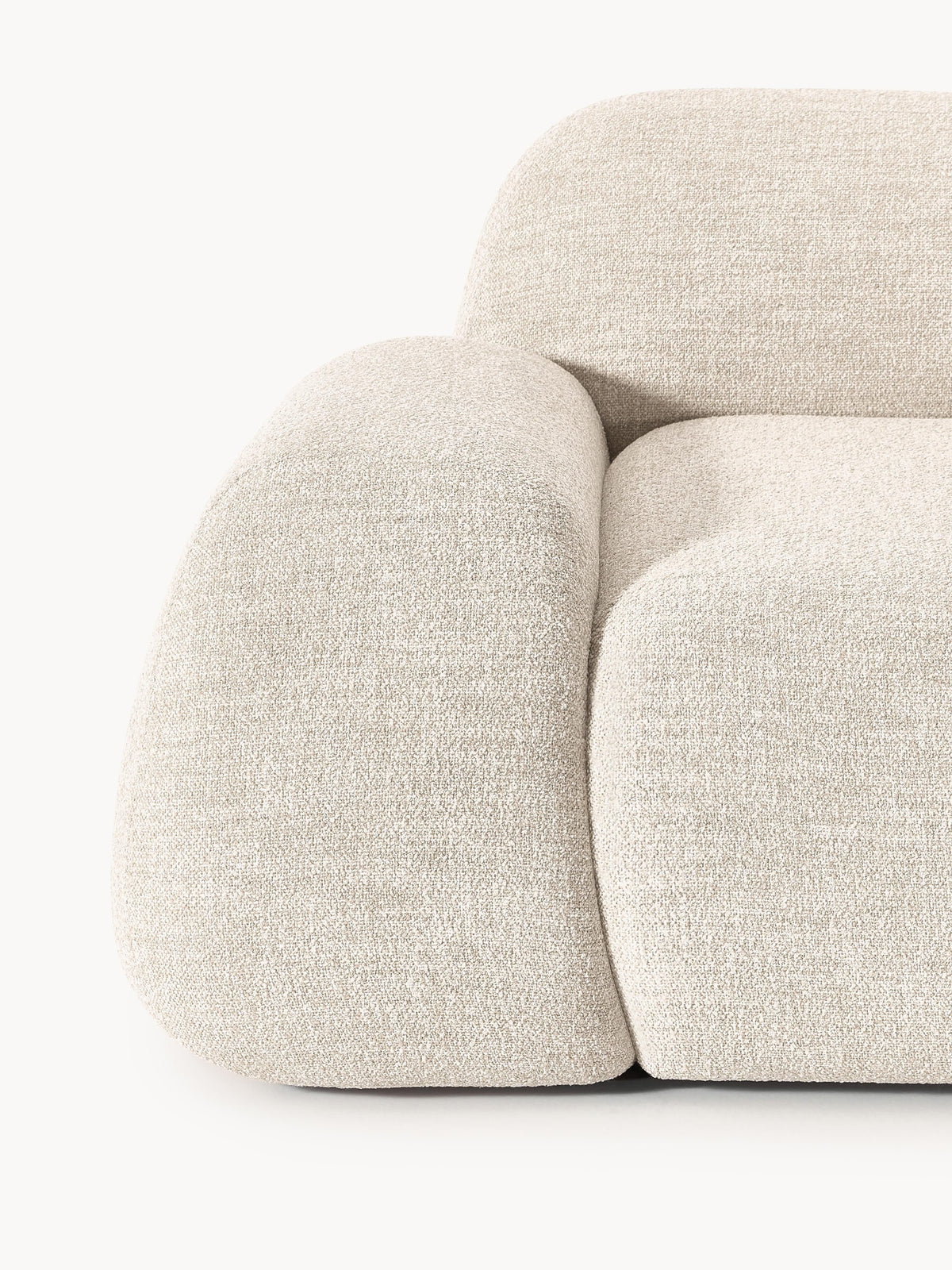 Wolke Modular Bouclé Sofa (3-seater)