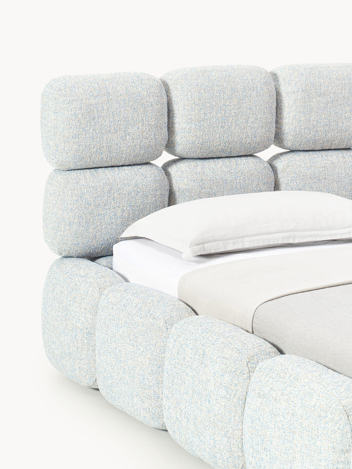 Tayla Upholstered Bouclé Bed