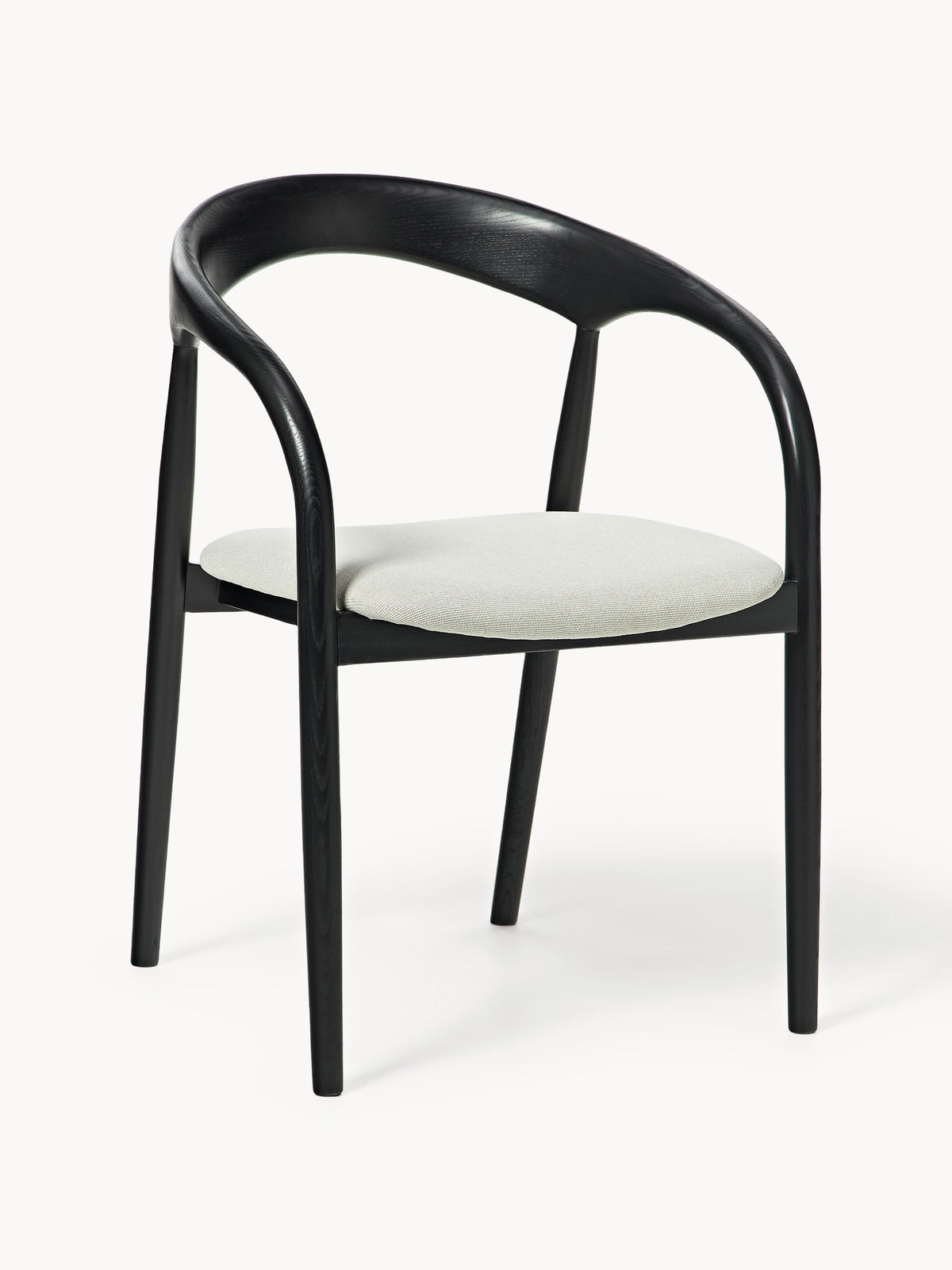 Gallery image 1 - Ash Wood Dining Chair Camille with Seat Cushion