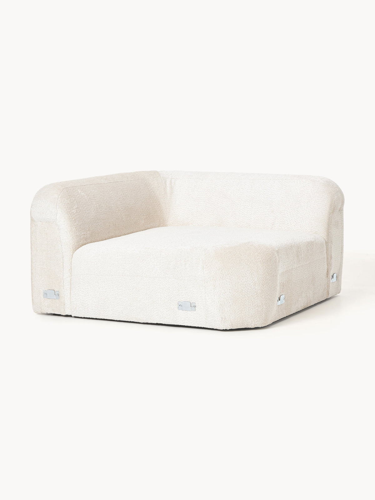 Wolke Round Teddy Bouclé Corner Module