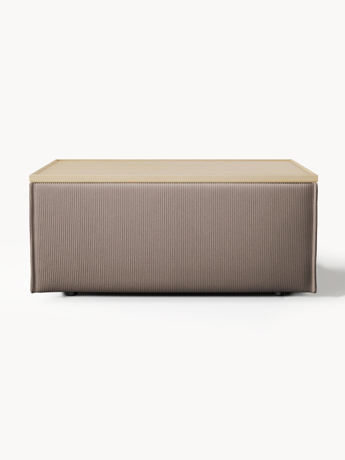 Lennon Corduroy Ottoman with Storage