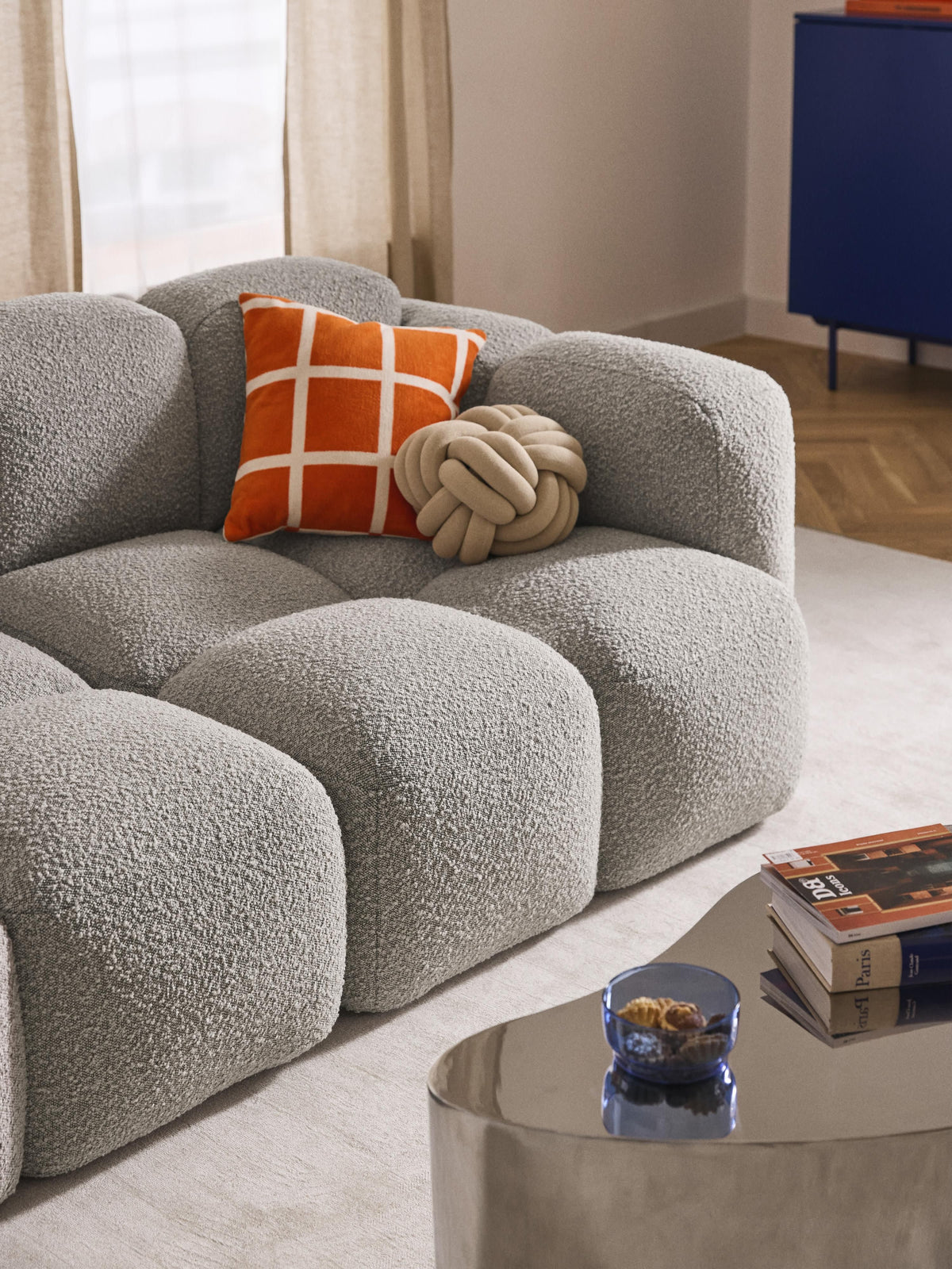 Tayla Bouclé Modular Sofa (2-seater)