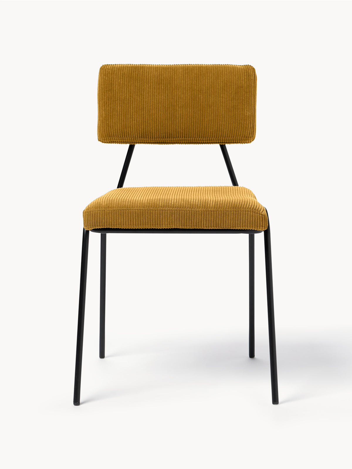 Mats Corduroy Upholstered Chairs, Set of 2
