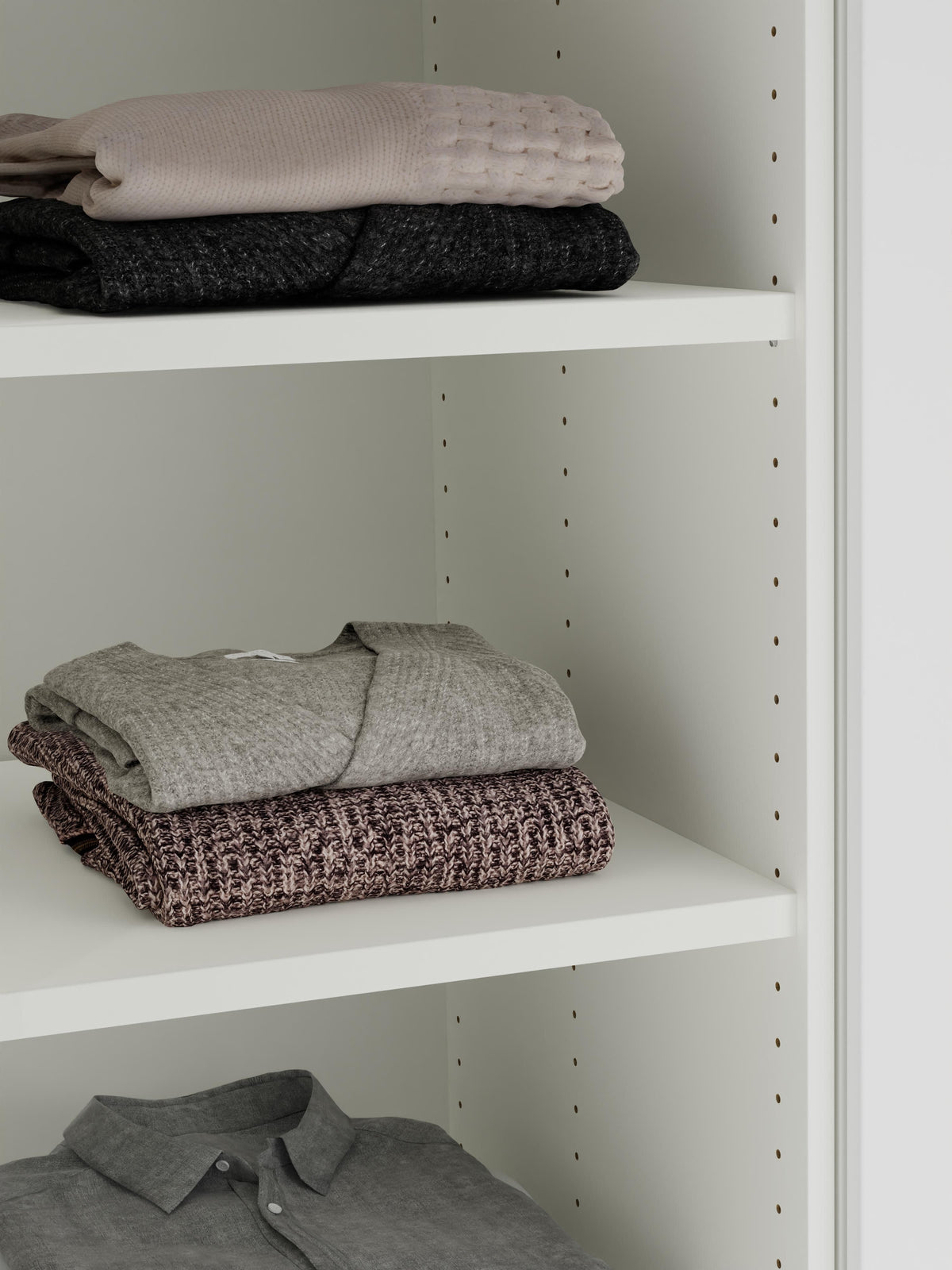 Charlotte Modular Corner Wardrobe, 165 cm Wide, in various sizes
