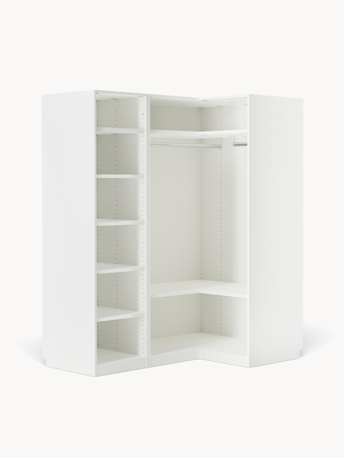 Charlotte Modular Corner Wardrobe, 165 cm Wide, in various sizes