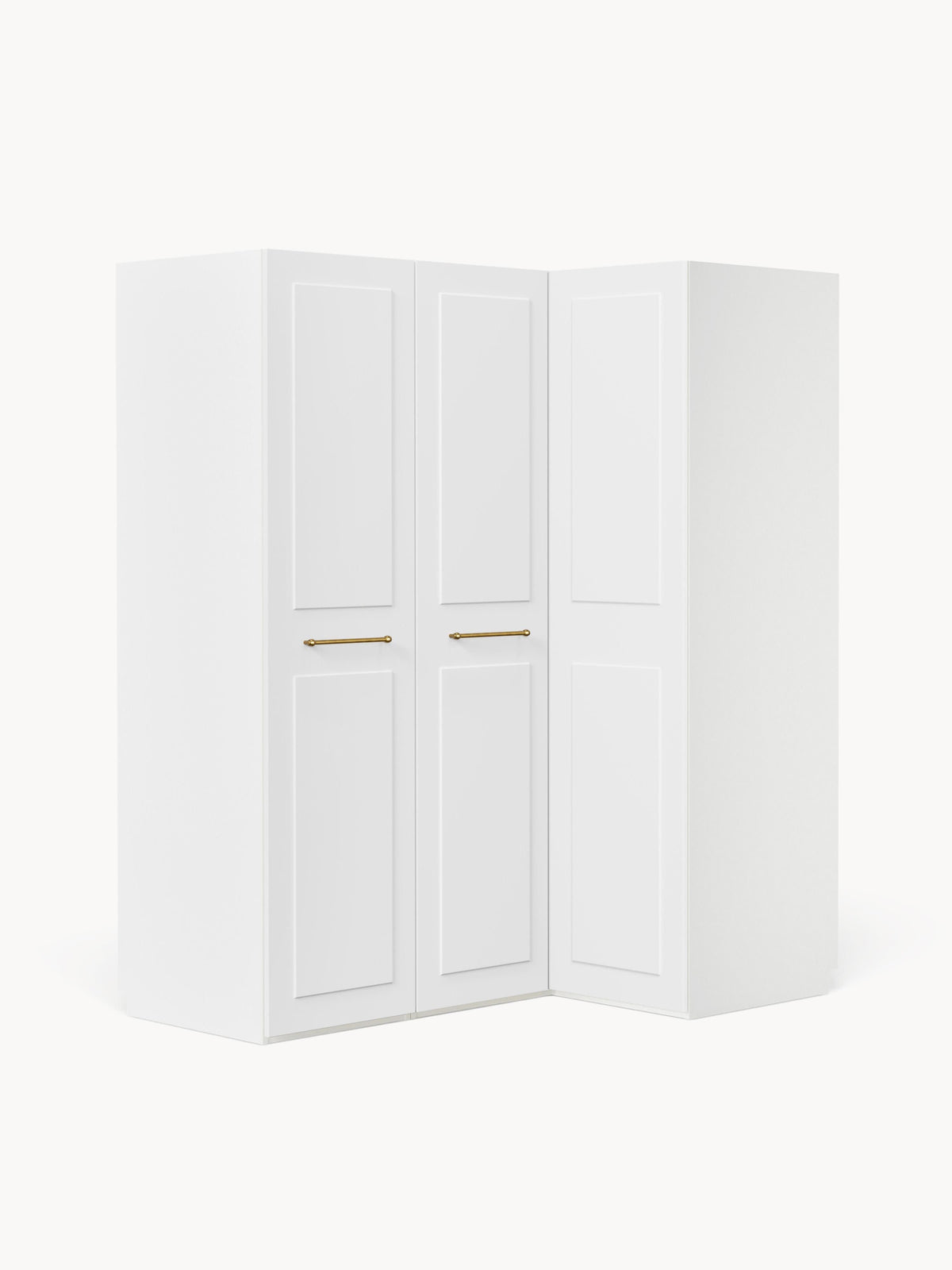 Charlotte Modular Corner Wardrobe, 165 cm Wide, in various sizes