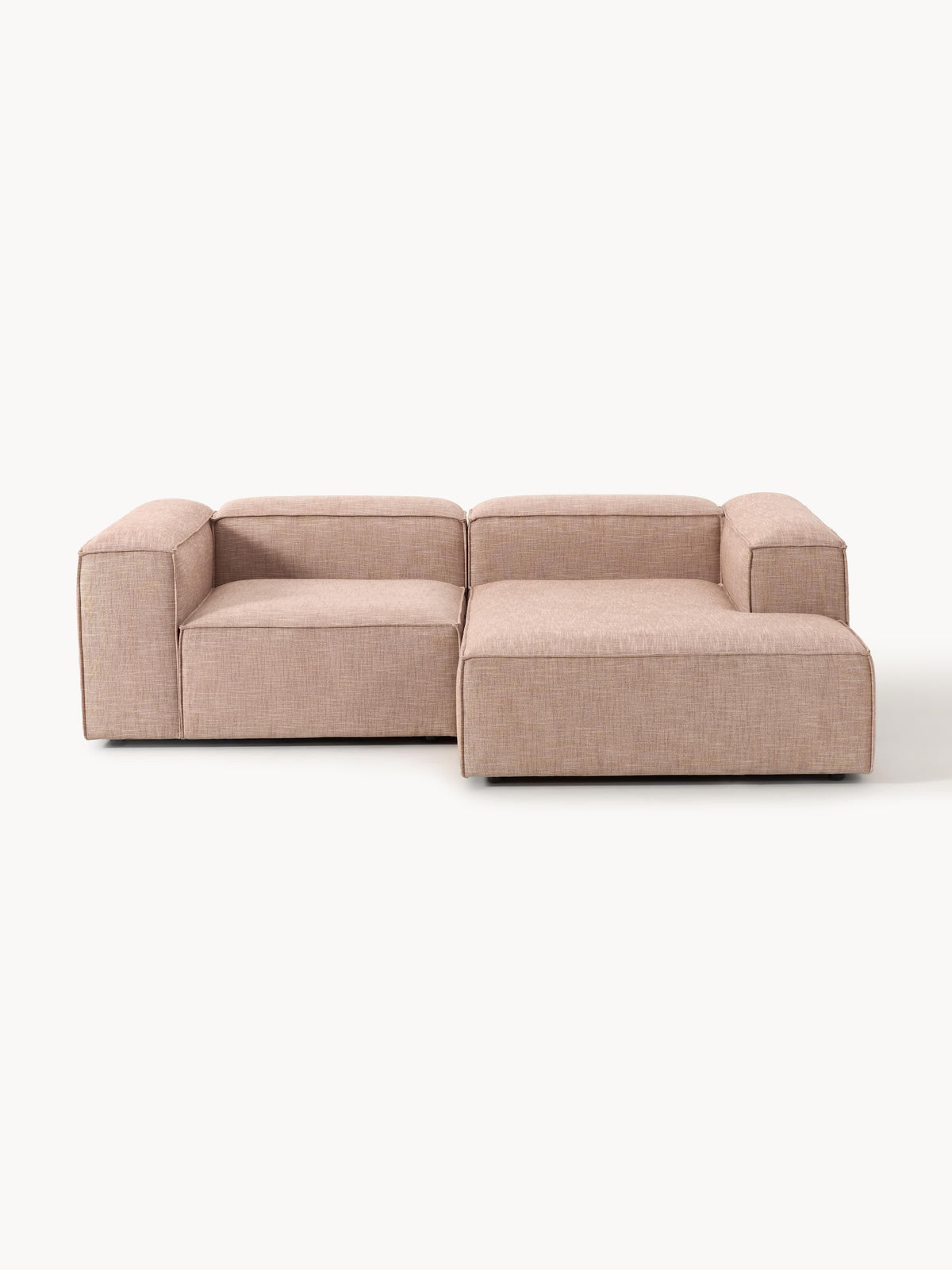 Lennon Linen Blend Modular Corner Sofa (3-seater)
