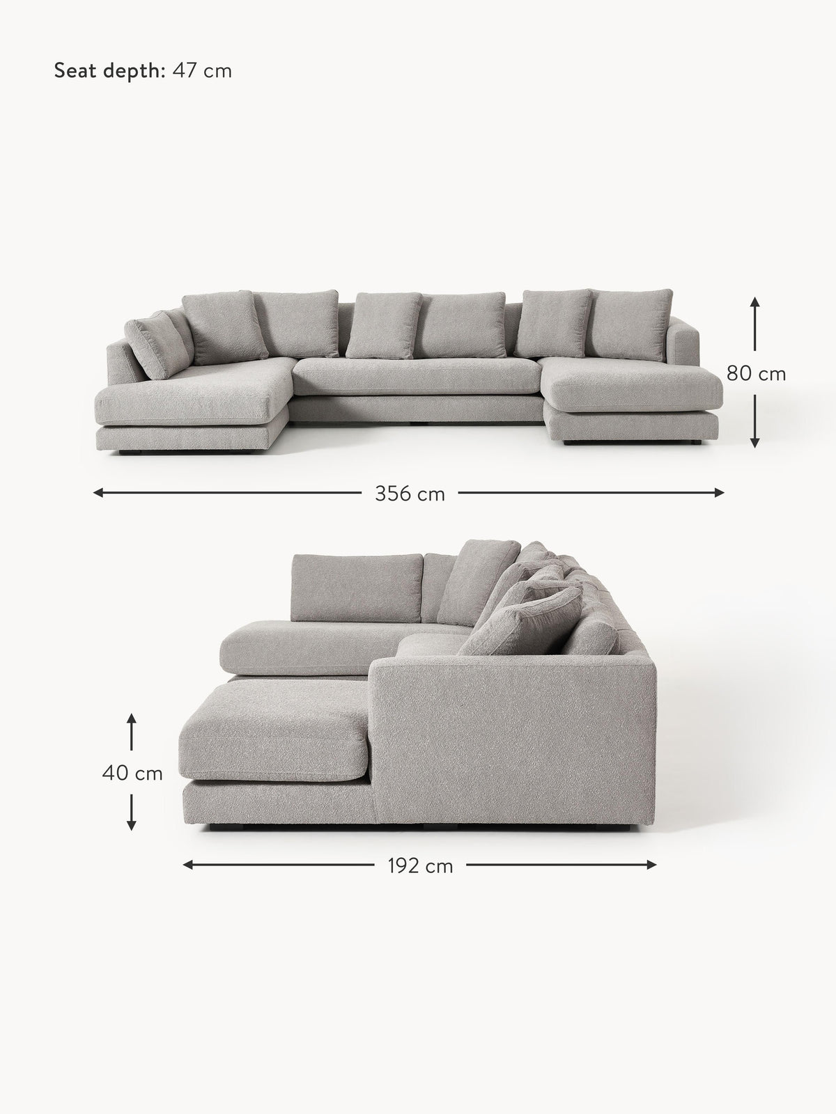 Tribeca XL Bouclé Sofa