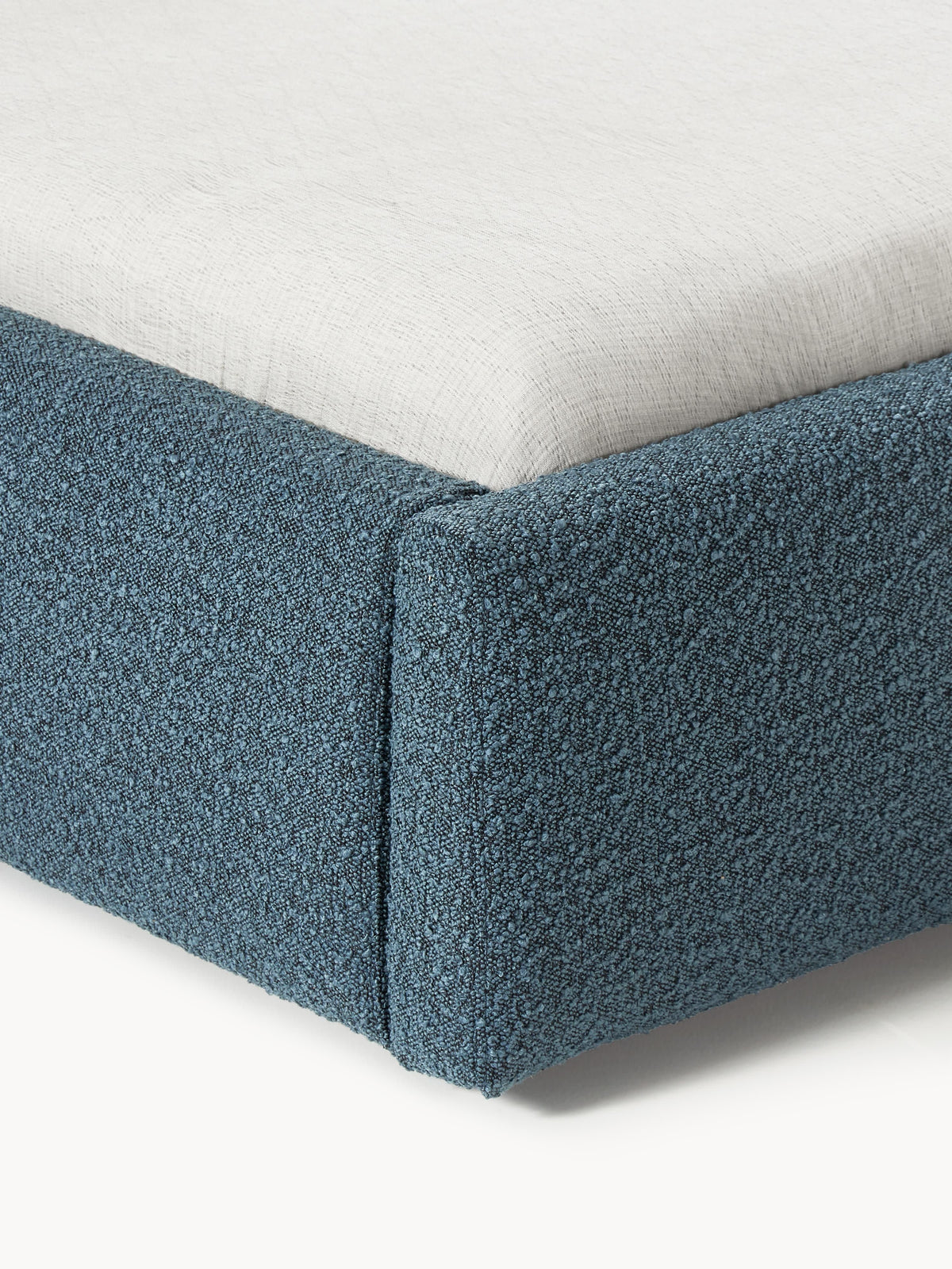 Cloud Upholstered Bouclé Bed