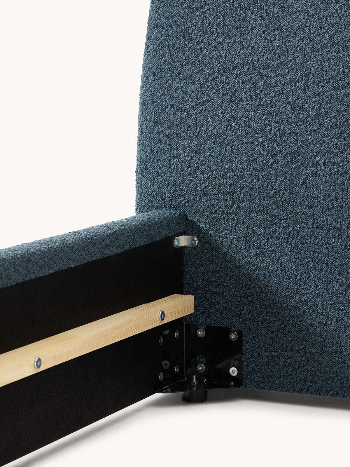 Cloud Upholstered Bouclé Bed