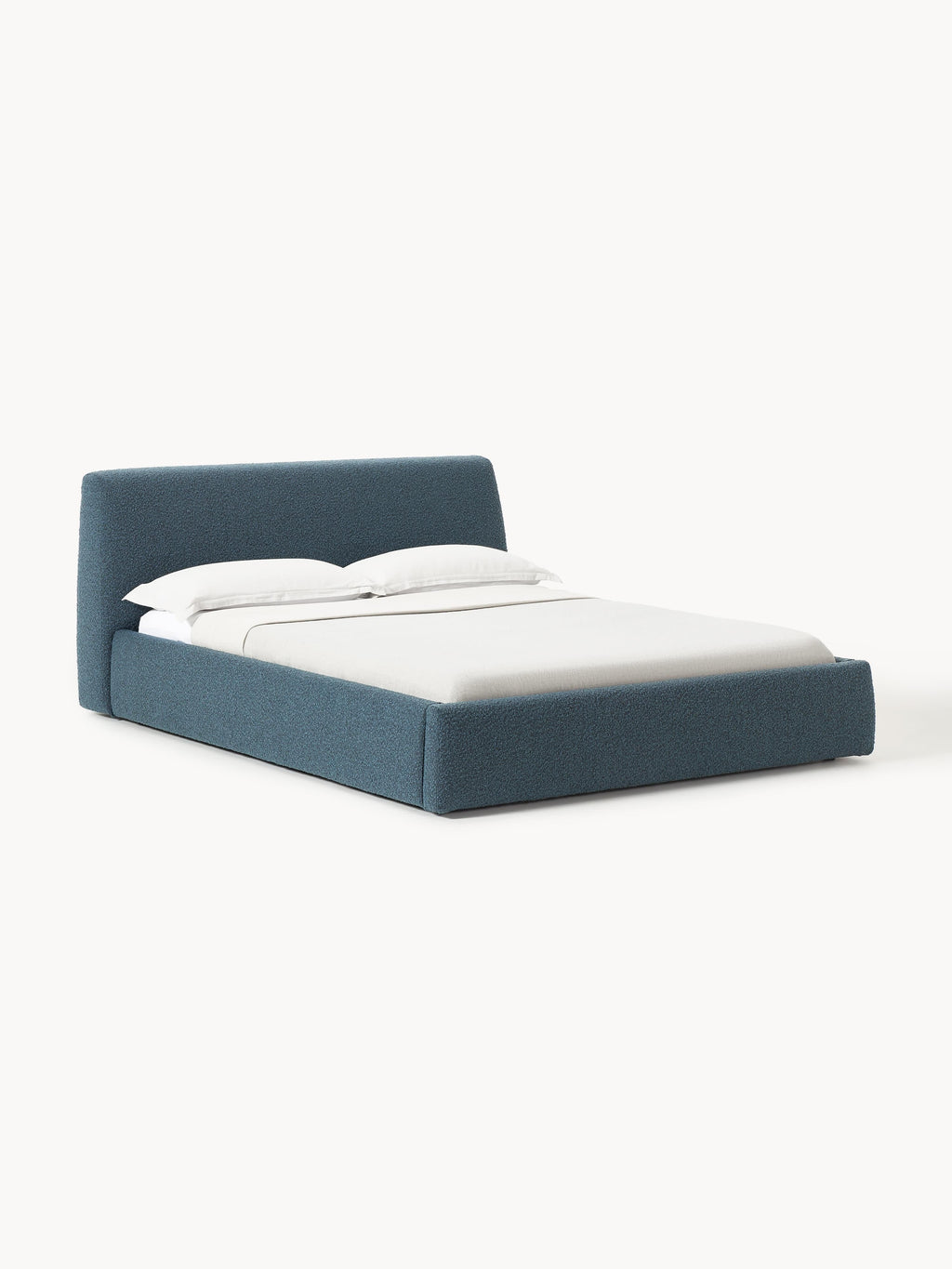 Cloud Upholstered Bouclé Bed