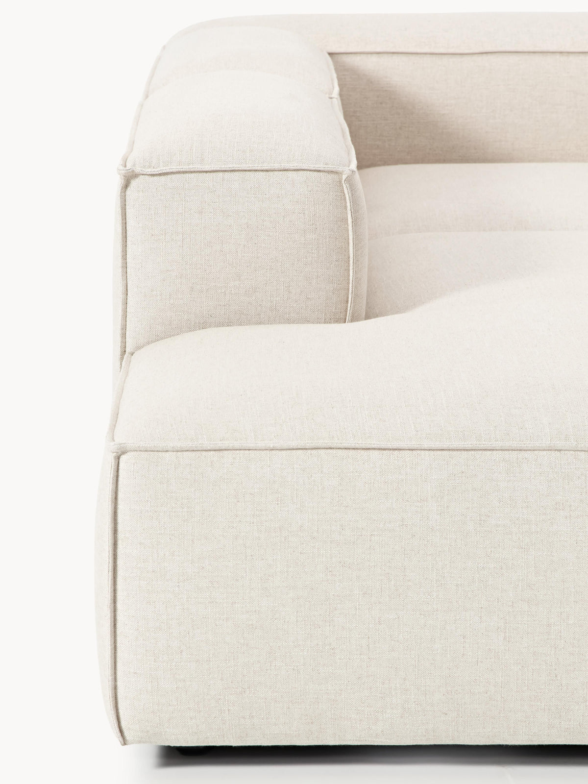 Lennon Linen Blend Modular Ottoman