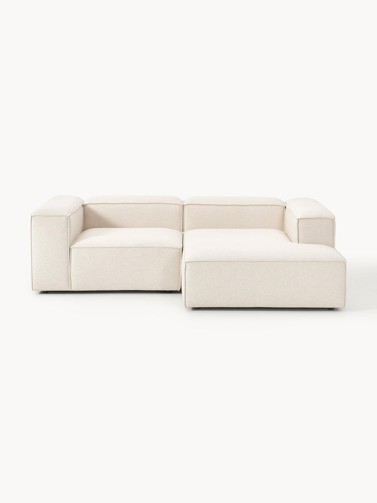 Lennon Linen Blend Modular Corner Sofa (3-seater)