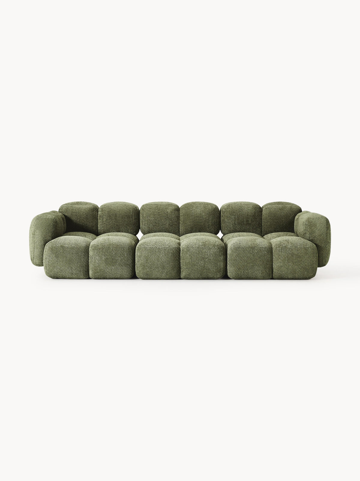 Tayla Modular Teddy-Bouclé Sofa (4-seater)