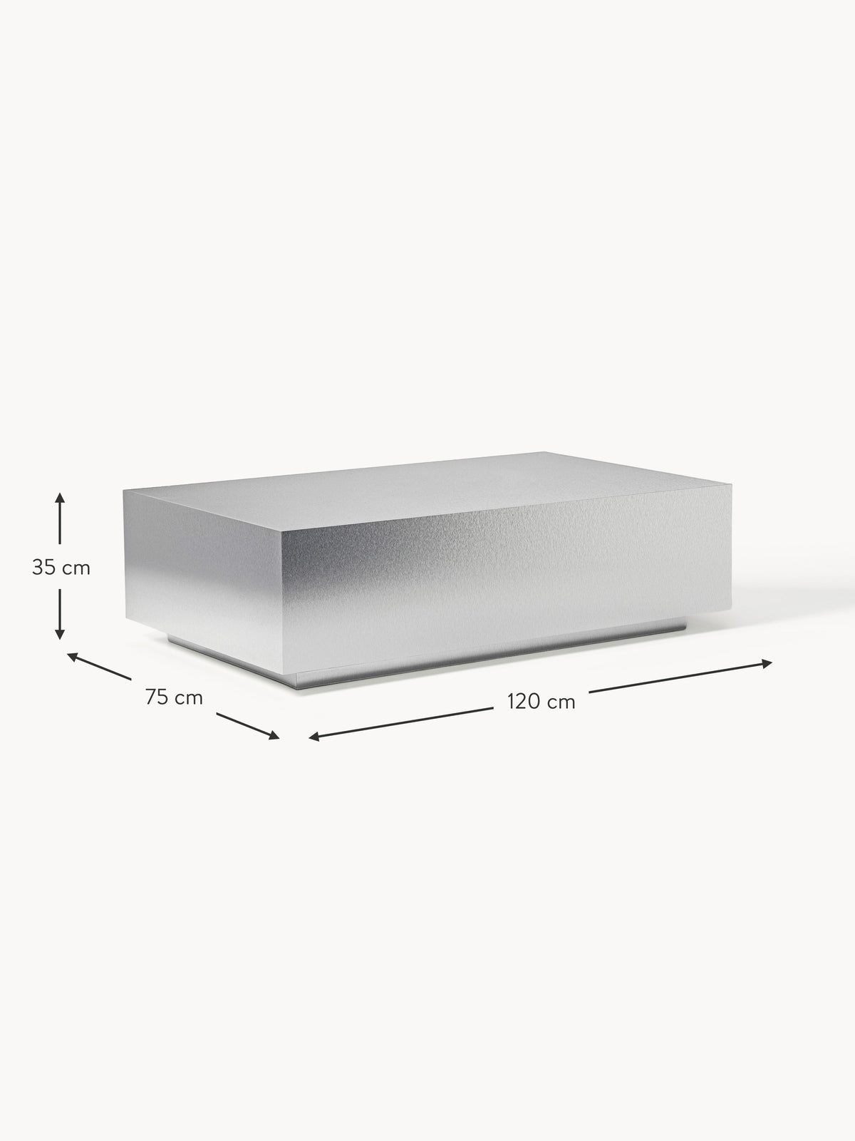 Lesley Metal Effect Coffee Table