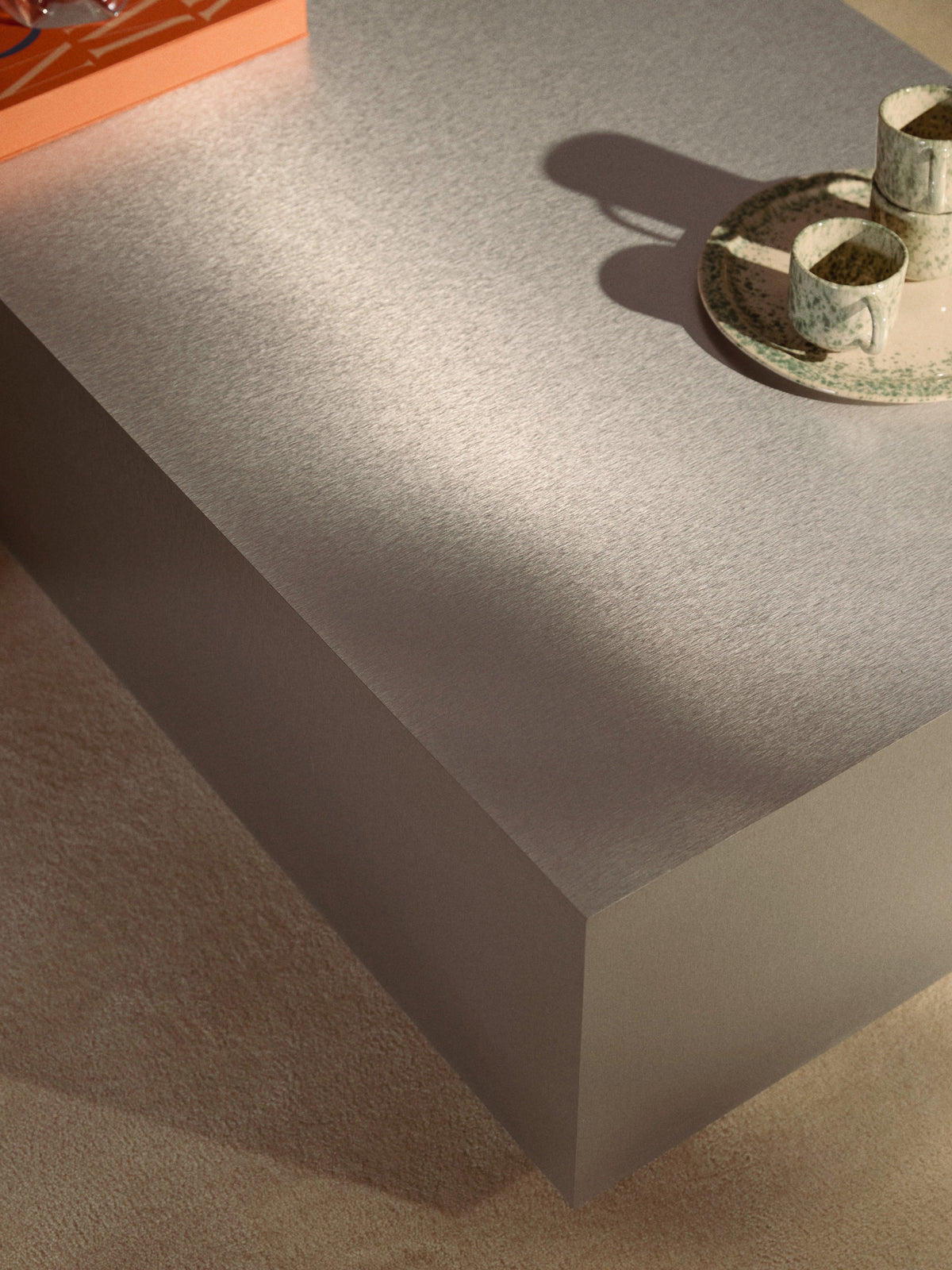 Lesley Metal Effect Coffee Table