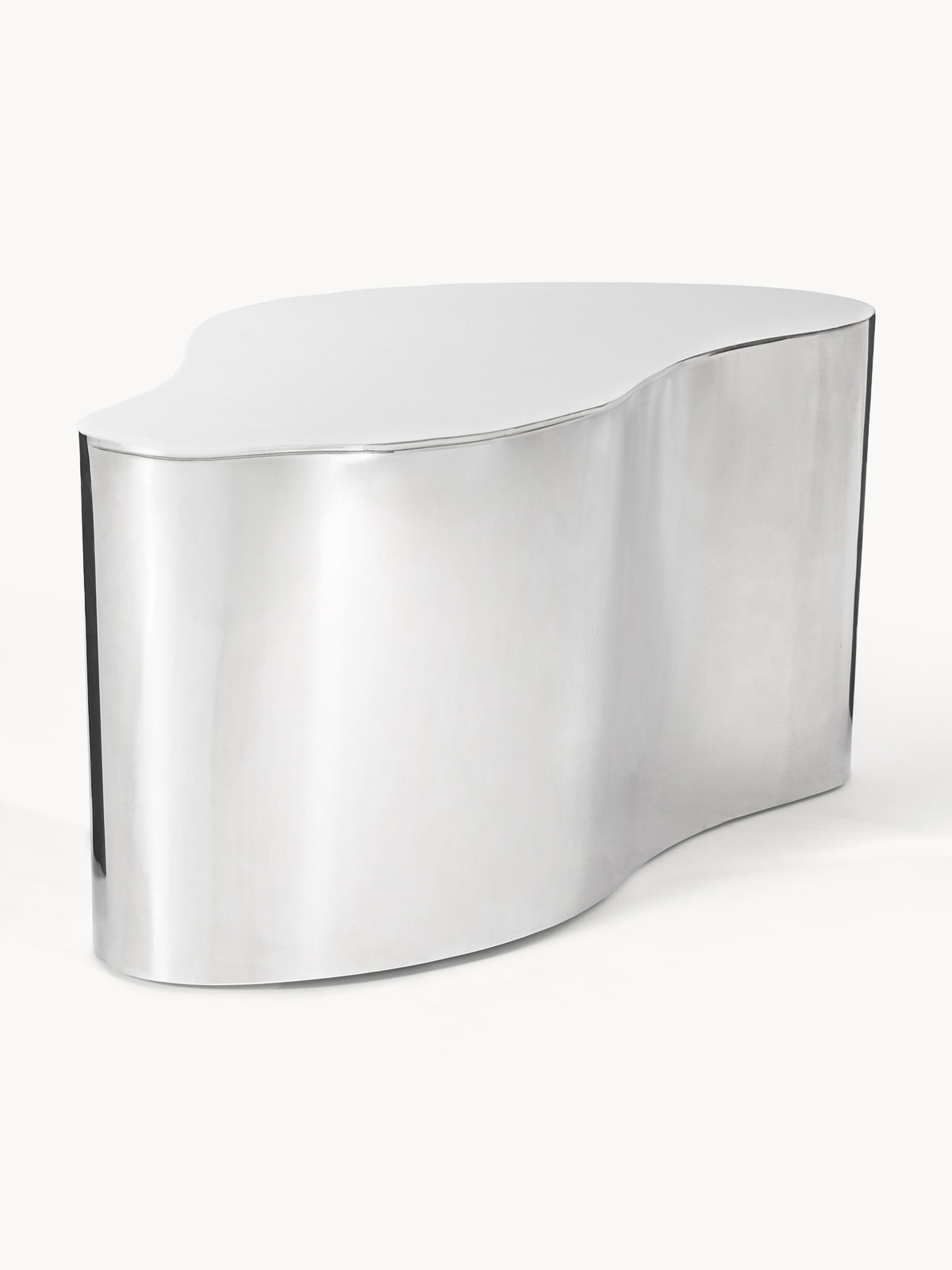 Dale Metal Coffee Tables in Organic Shape, Set of 2