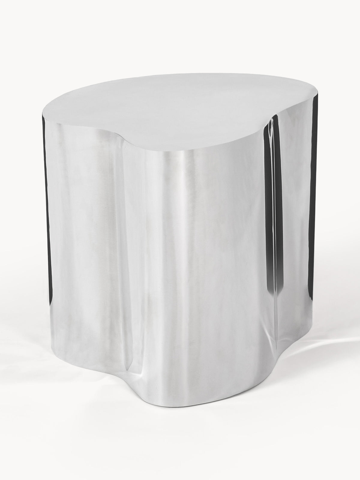 Dale Metal Coffee Tables in Organic Shape, Set of 2