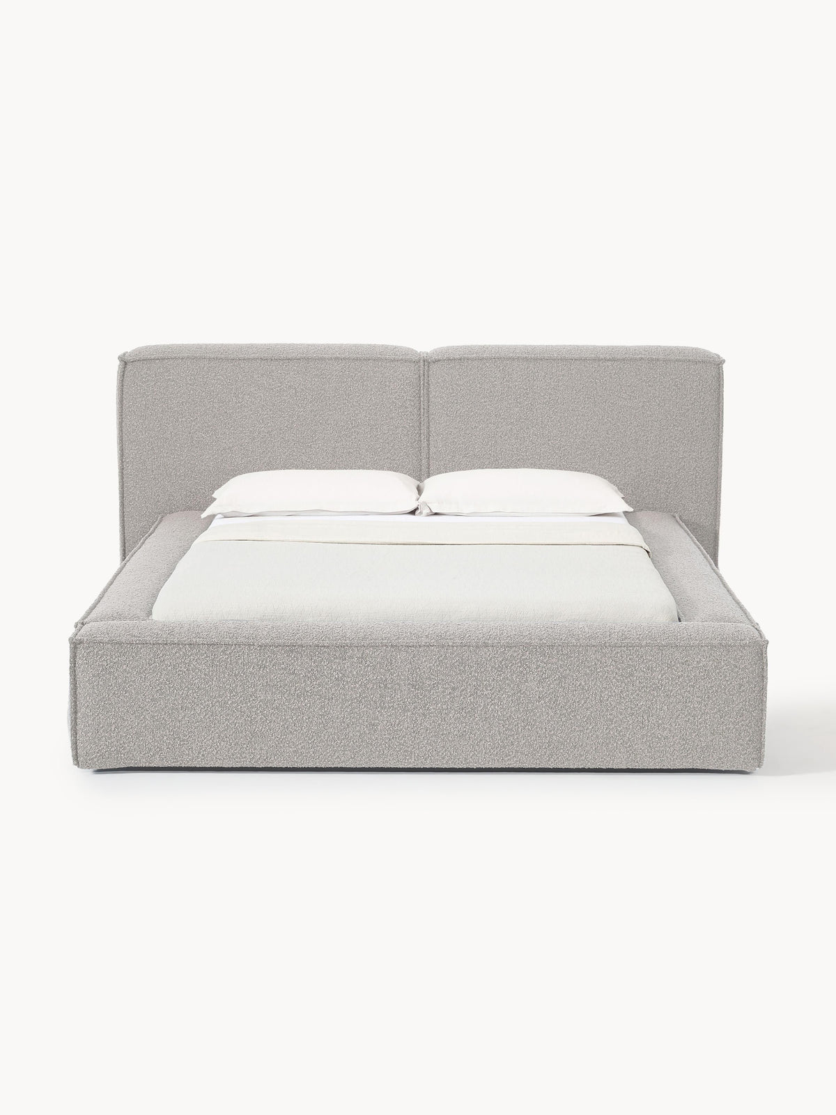 Lennon Upholstered Bouclé Bed