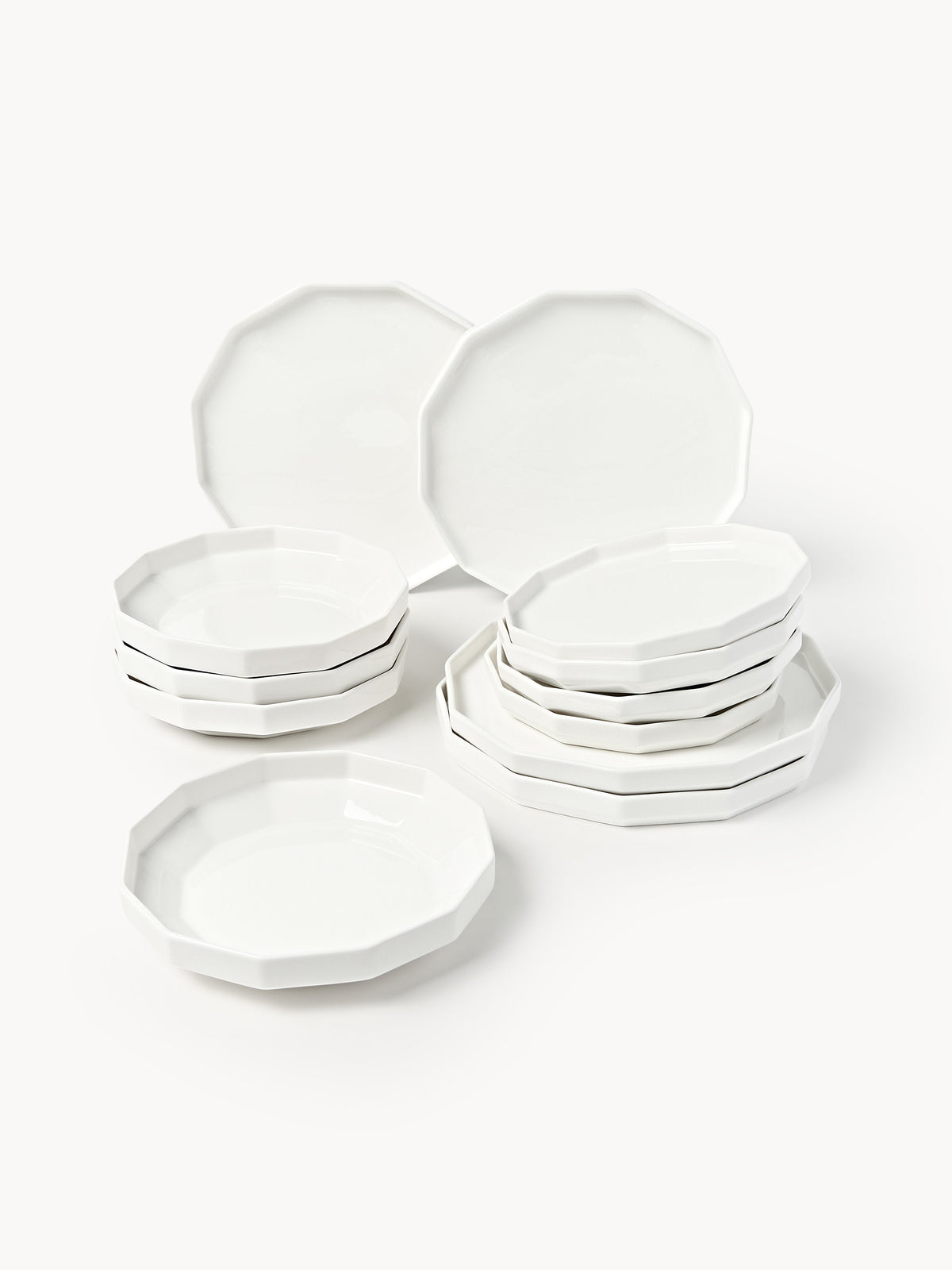 Gallery image 1 - Porcelain Tableware Set Angoli
