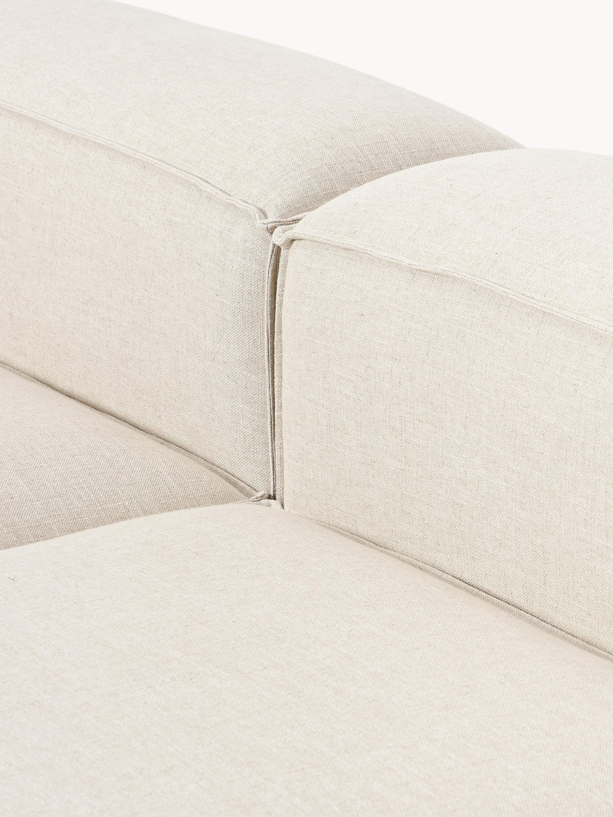 Lennon Linen Blend Modular Sofa (3-seater)
