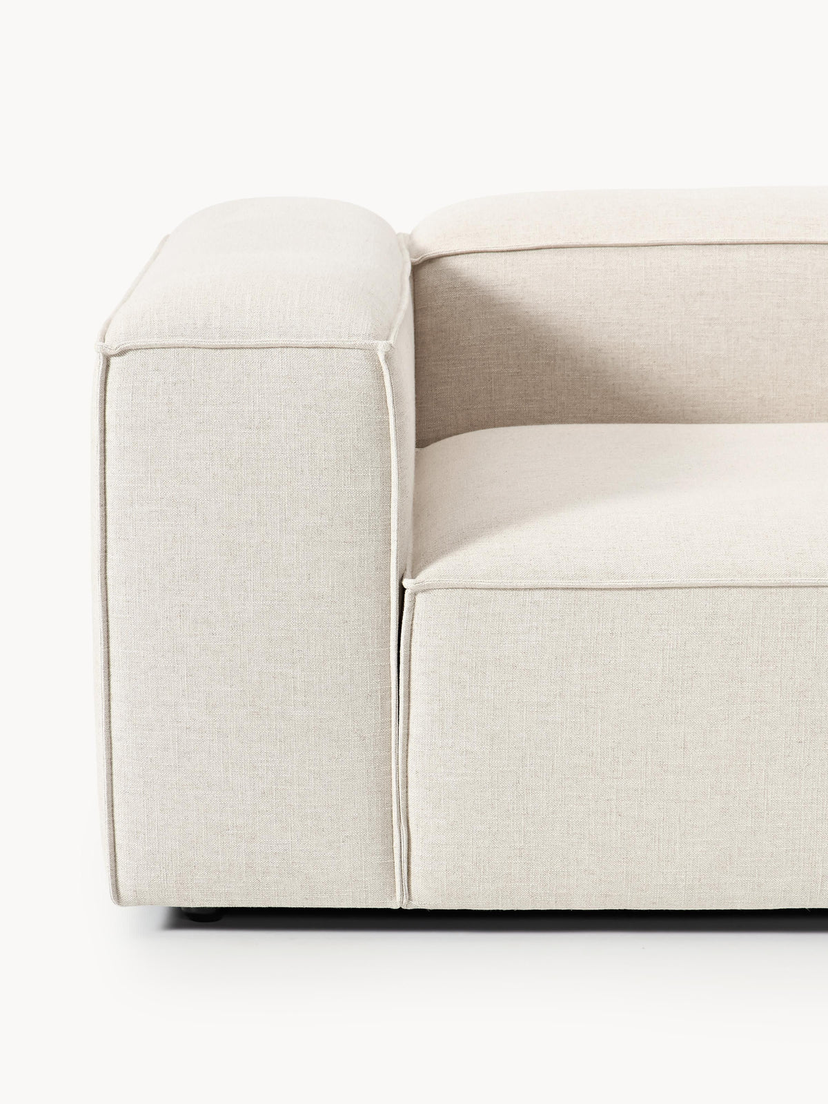 Lennon Linen Blend Modular Sofa (3-seater)