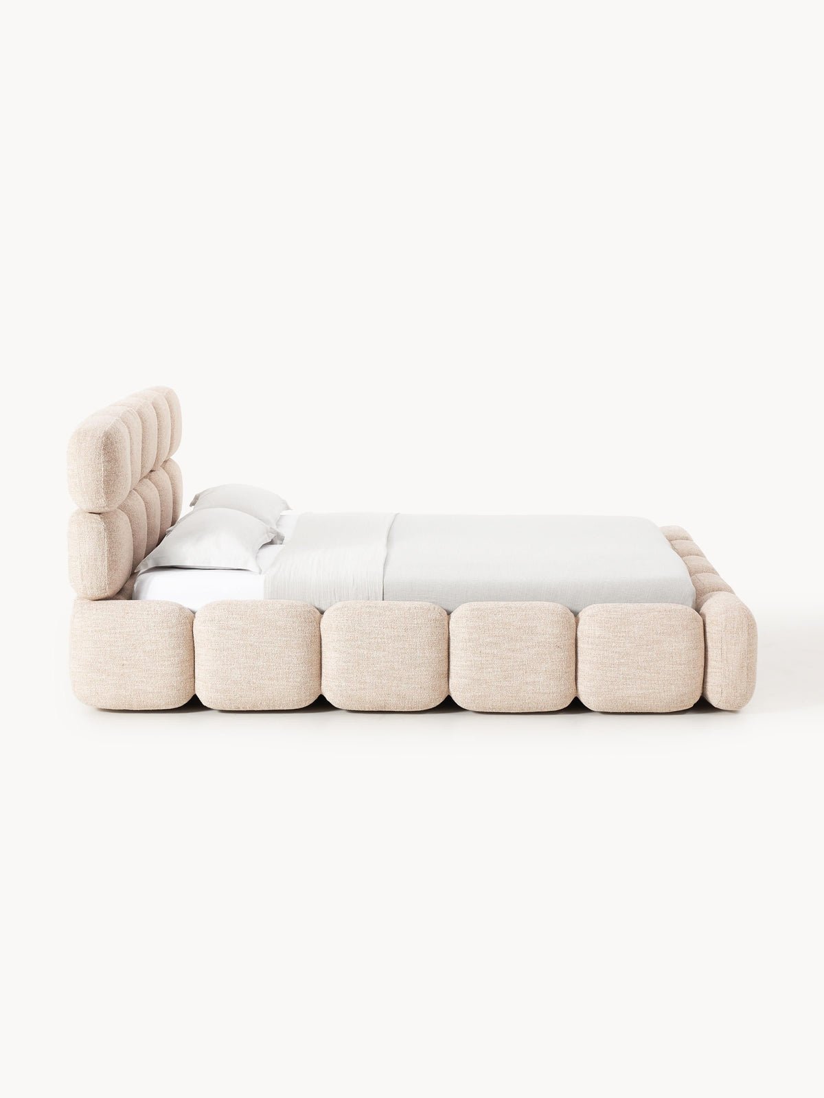 Tayla Upholstered Bouclé Bed