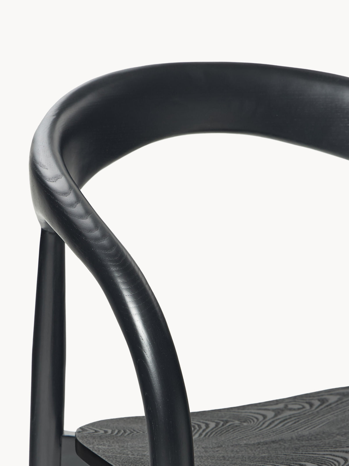 Camille Ash Wood Dining Chair with Armrests