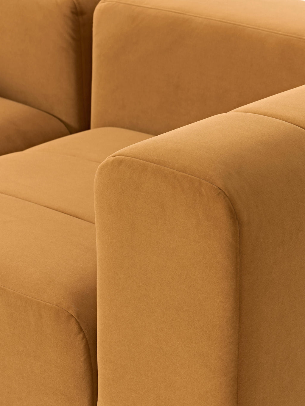 Lena Modular Velvet Sofa (4-seater)