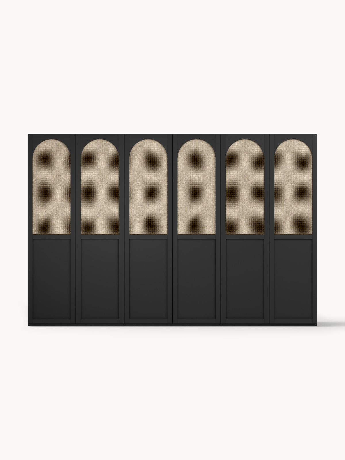 Jeanne Modular Hinged Door Wardrobe, 300 cm Wide, in various sizes