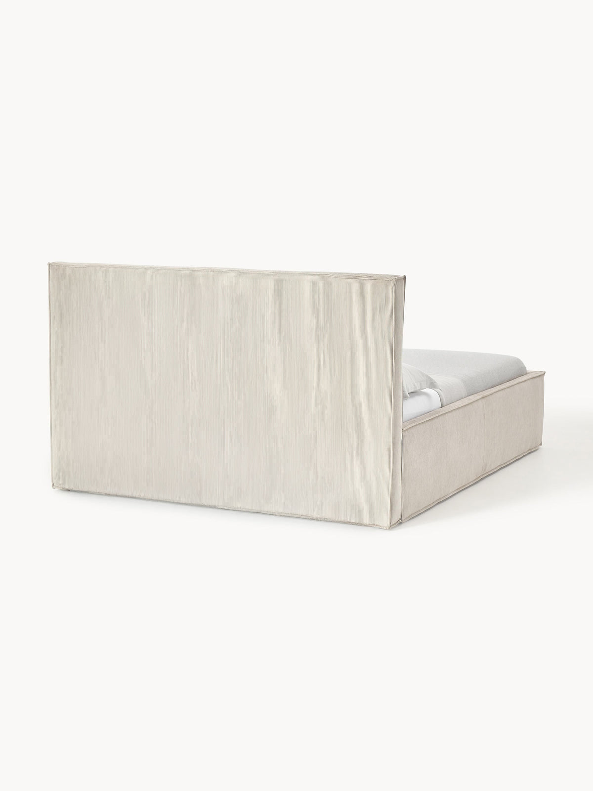 Dream Upholstered Corduroy Bed with Storage Space