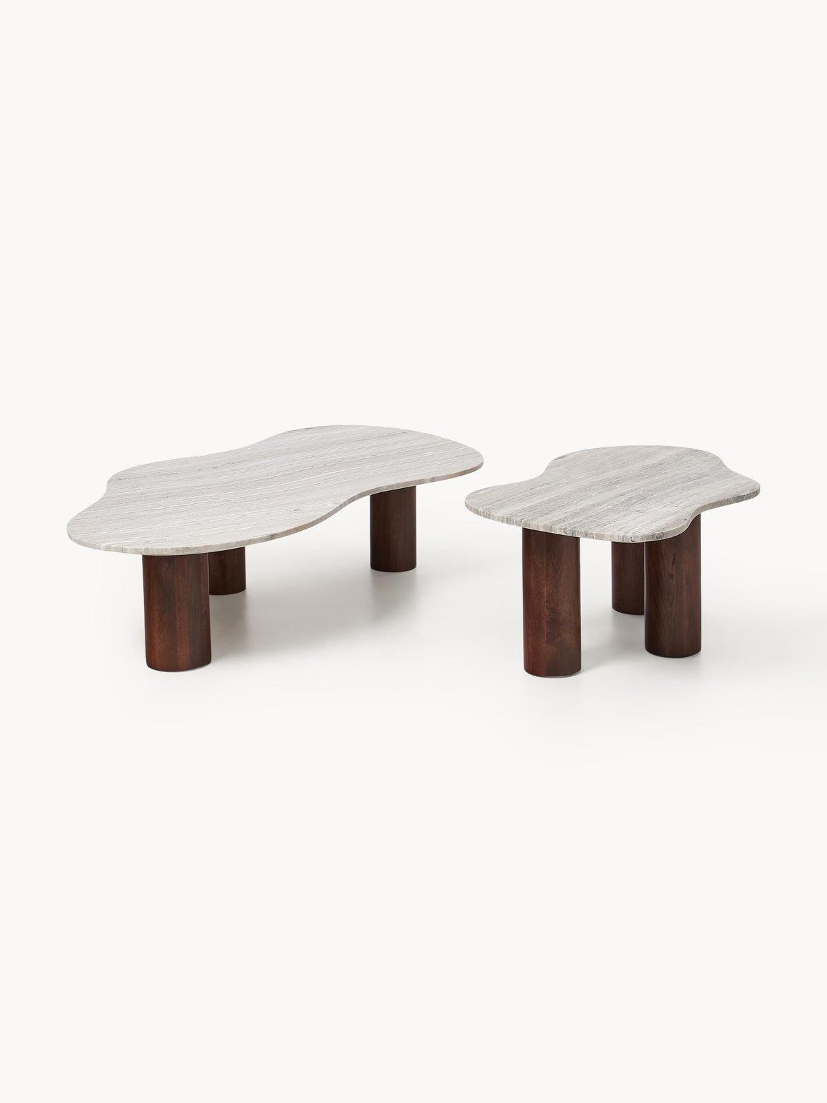 Naruto Organic-Shaped Marble Coffee Table