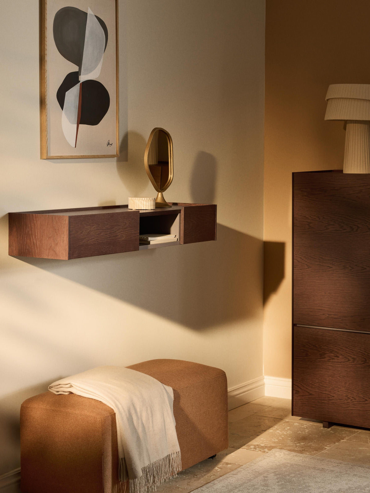 Larsen Wooden Wall Console