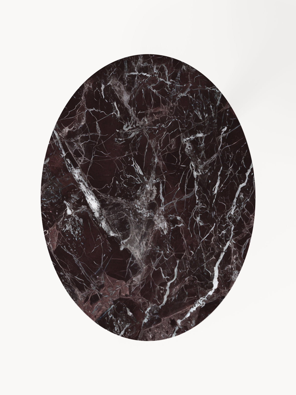 Miley Oval Marble Dining Table, 120 x 90 cm