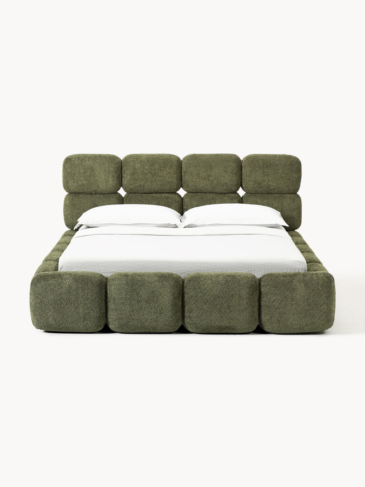 Tayla Upholstered Teddy Bouclé Bed