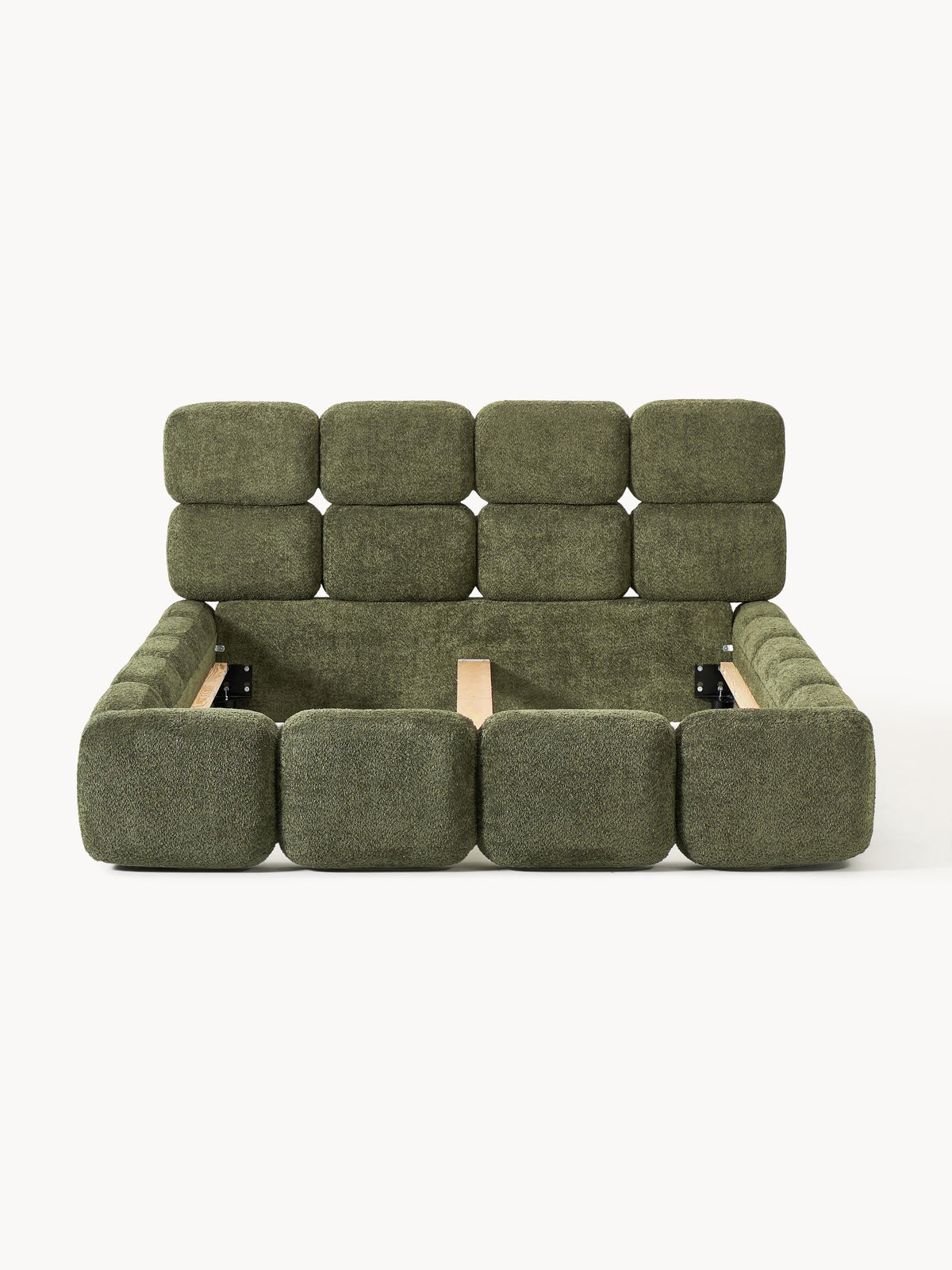 Tayla Upholstered Teddy Bouclé Bed