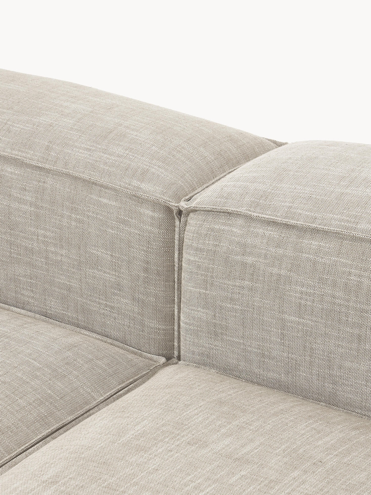 Lennon Linen Blend Modular Ottoman